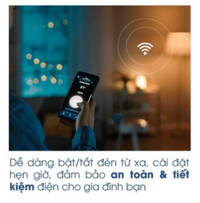 Ổ cắm hẹn giờ wifi 6